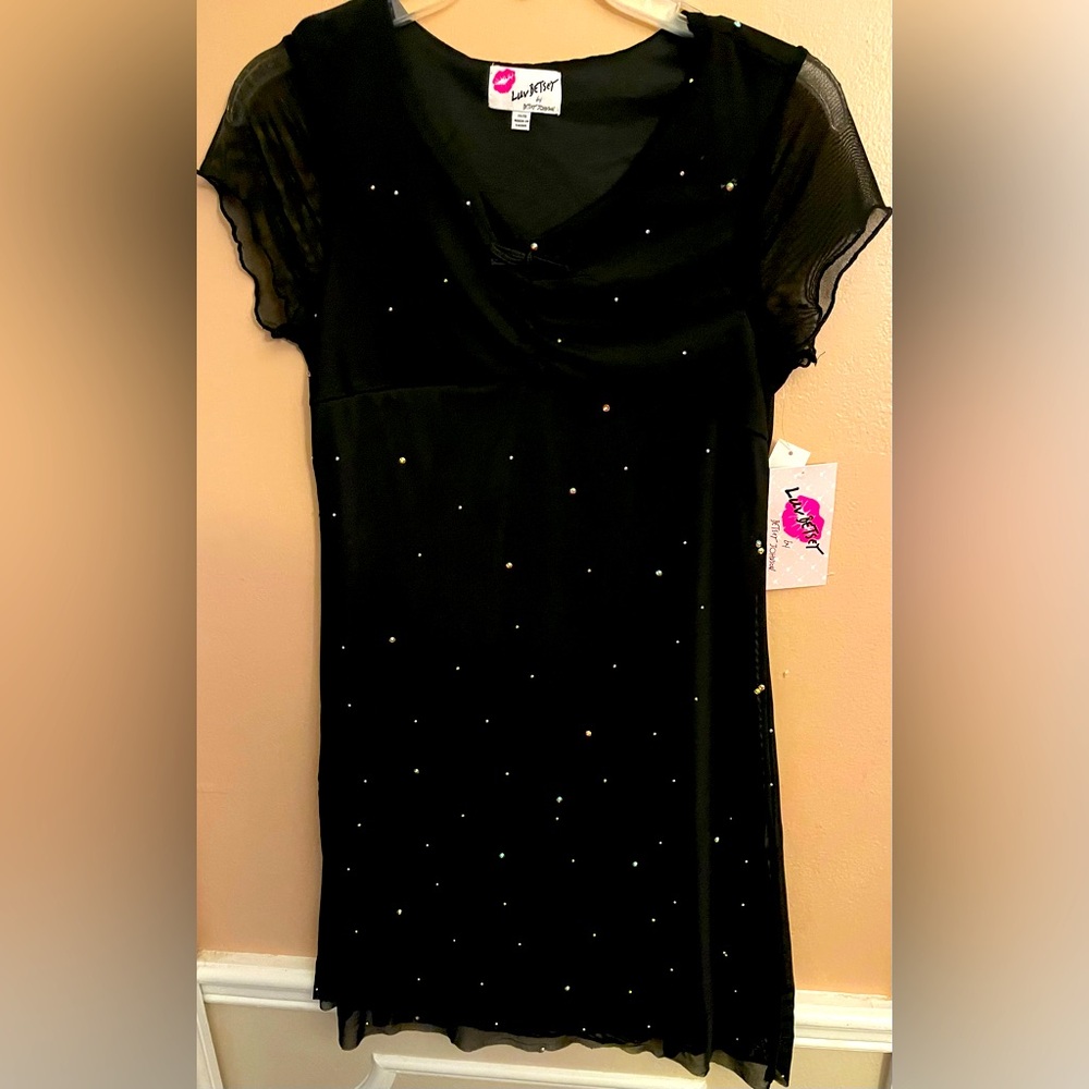 Luv Betsey Short Sleeve Stretch Dress big kids size 14/16